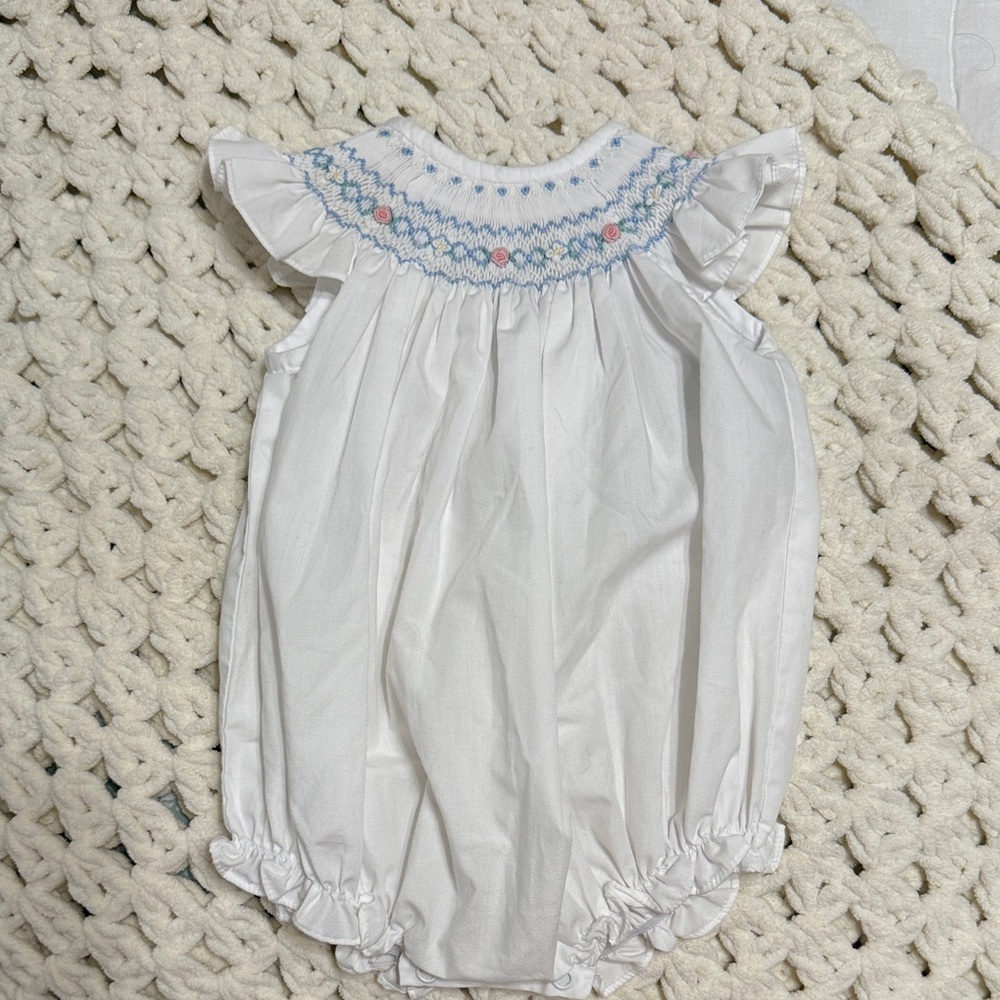 Smocked Bailey boys bubble